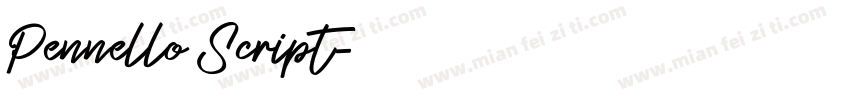 Pennello Script字体转换